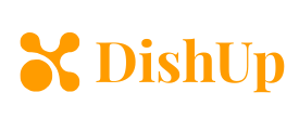 DishUp logo colorida